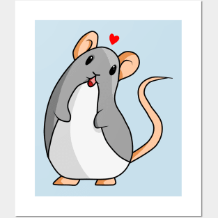 Lovely Mouse Posters and Art